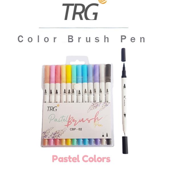 

Trend - TRG - Color Brush Pen Pastel 12 Warna - Pena Kuas Warna TRG CBP-02 ,.