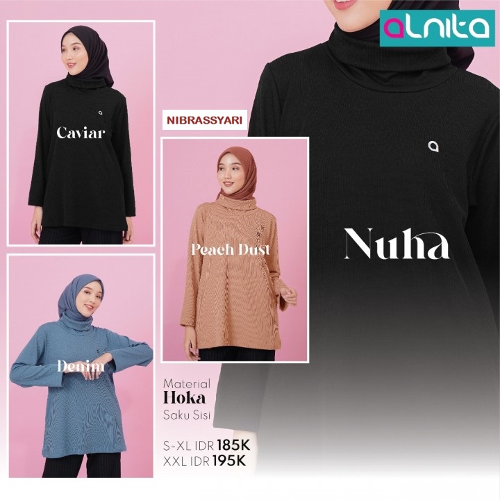 TUNIK TERBARU ALNITA PARTNER NIBRAS / TUNIK ALNITA NUHA / ATASAN TERBARU 2023 / BAJU ATASAN LENGAN P
