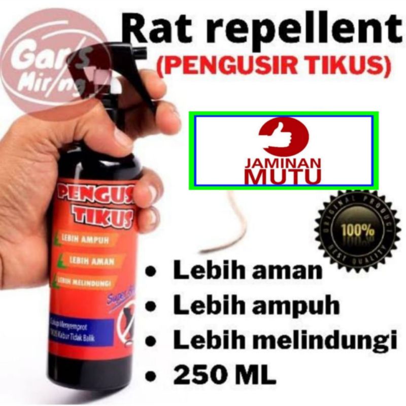 Rat Repellent Spray Cairan Pengusir Tikus Pembasmi Anti Mobil Rumah Ruangan