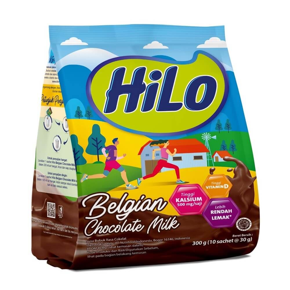 HI-LO BELGIAN CHOCO MILK 300GR