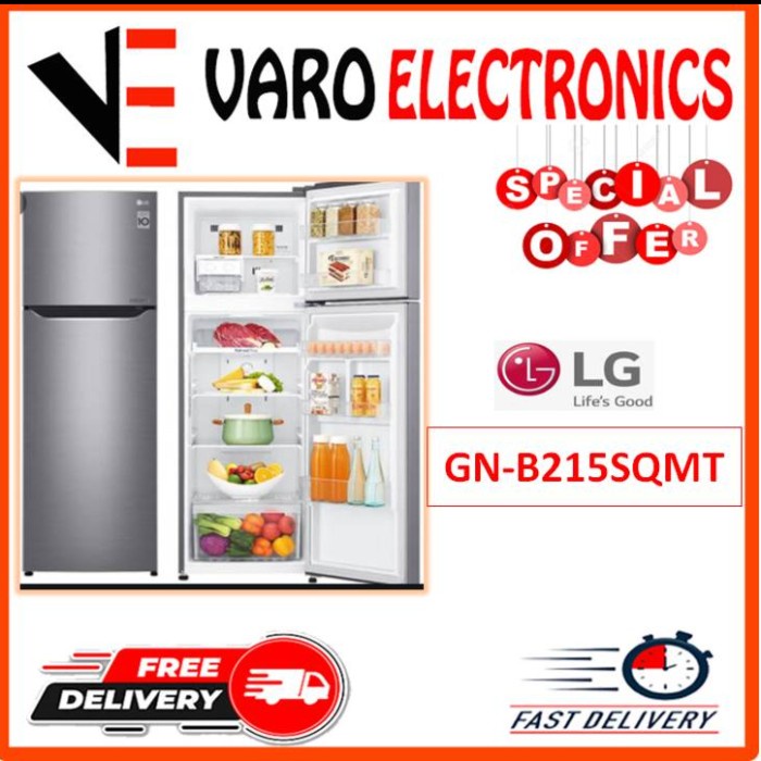 LG GN-B215SQMT KULKAS 2 PINTU INVERTER GNB215SQMT GNB215 215SQMT MURAH ORIGINAL