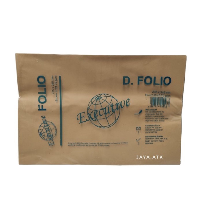 

Sale AMPLOP COKLAT FOLIO D POLOS ISI 100 EXECUTIVE TANPA LEM AMPLOP LAMARAN