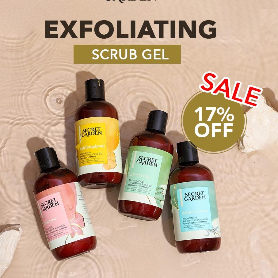 ➳ Secret Garden Exfoliating Body Scrub Gel 250ml ✼