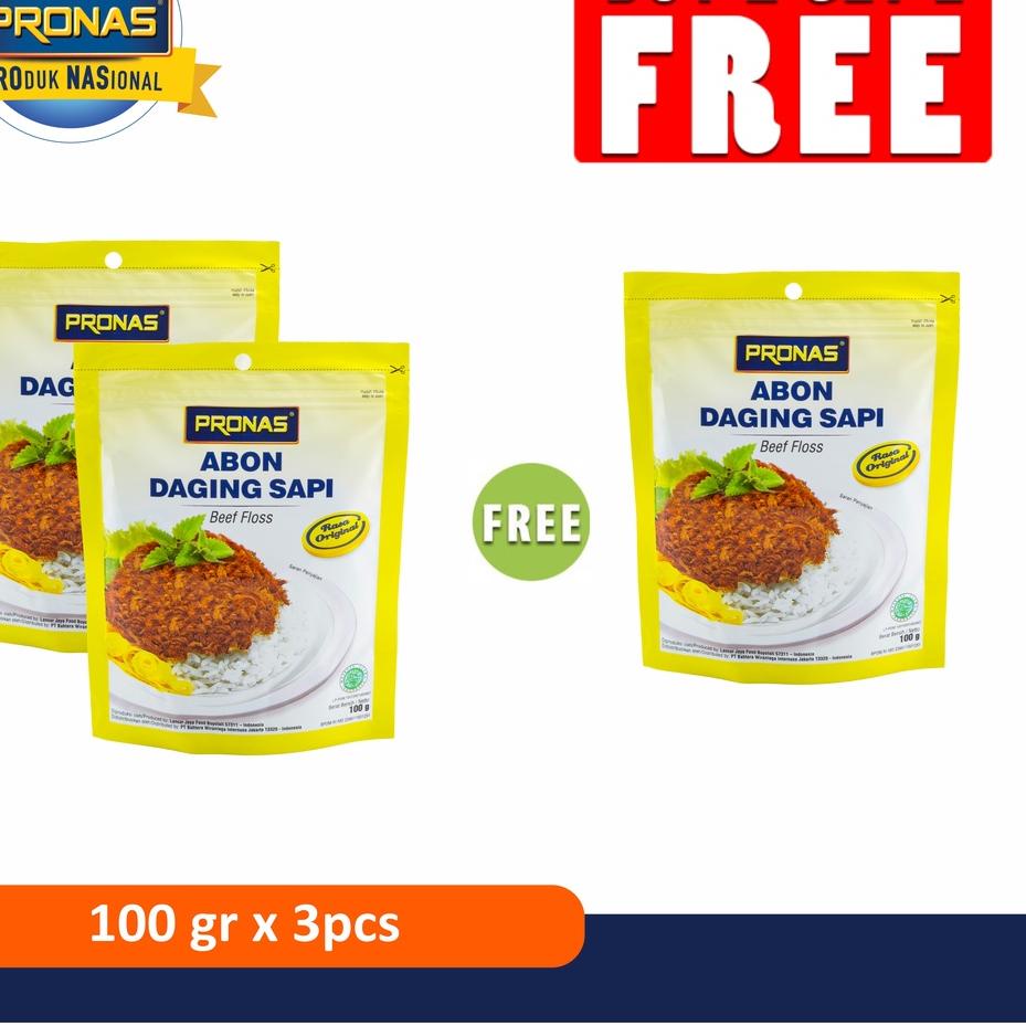 

❁ PRONAS Abon Original 100 gr Buy 2 Get 1 ❈