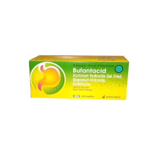 Bufantacid Tablet Kunyah Maag Dan Lambung Strip ORIGINAL-BPOM