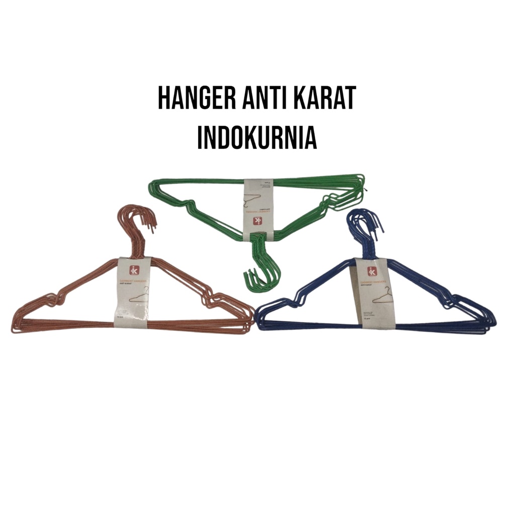 Hanger Kawat/Gantungan Baju Warna 10's