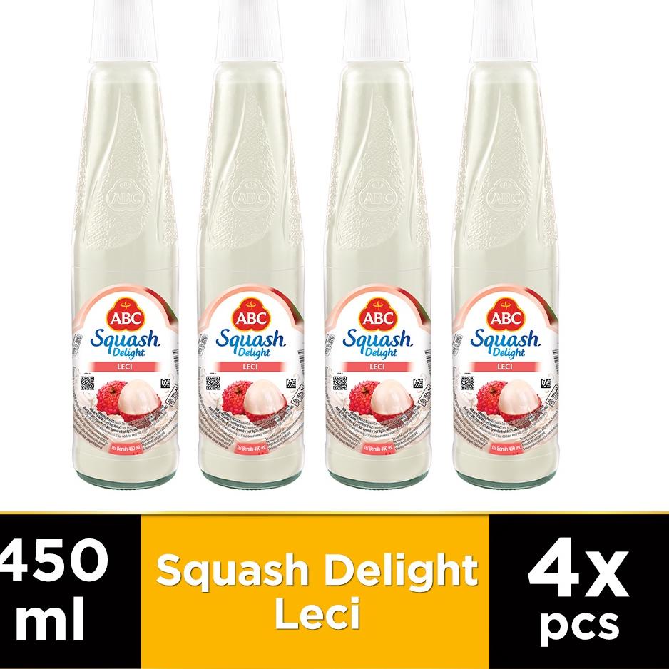 

V27 ABC Sirup Squash Delight Leci 450 ml - Multi Pack 4 pcs NEW ー