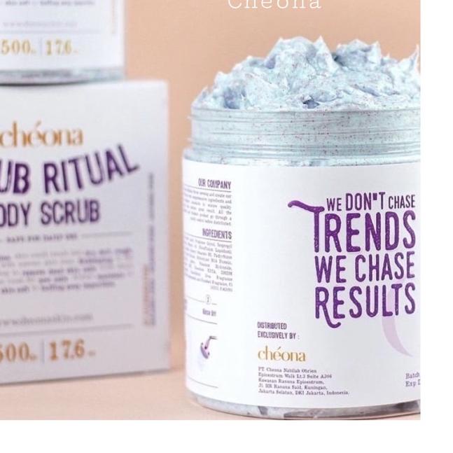♔ Cheona Scrub Ritual Body Scrub (DISTRIBUTOR RESMI) ✵