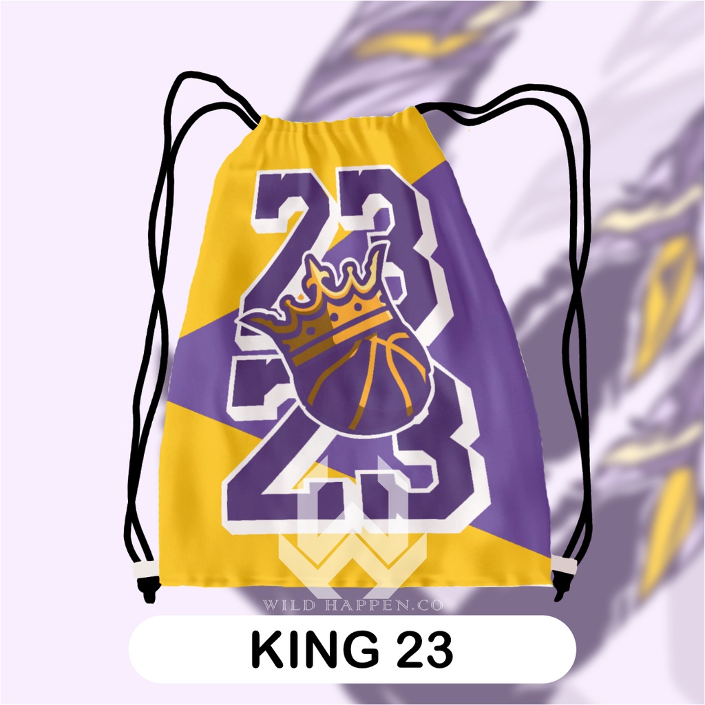 Tas Serut / String Bag Full Print King 23