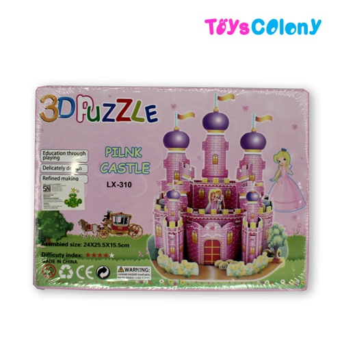 PUZZLE 3D DIY Berbagai Tema - Bahan Foam dan Paper