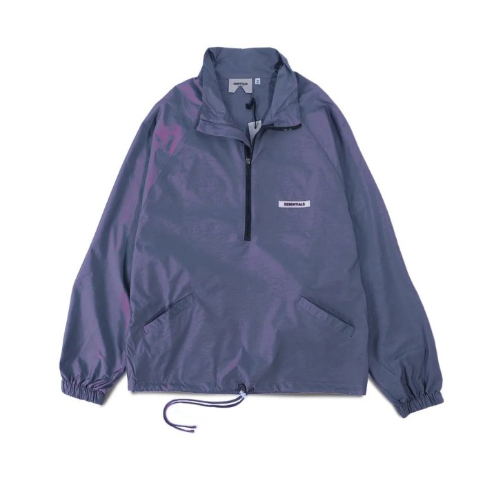 Jata Fog Essentials Half Zip Track Jacket Iridescent