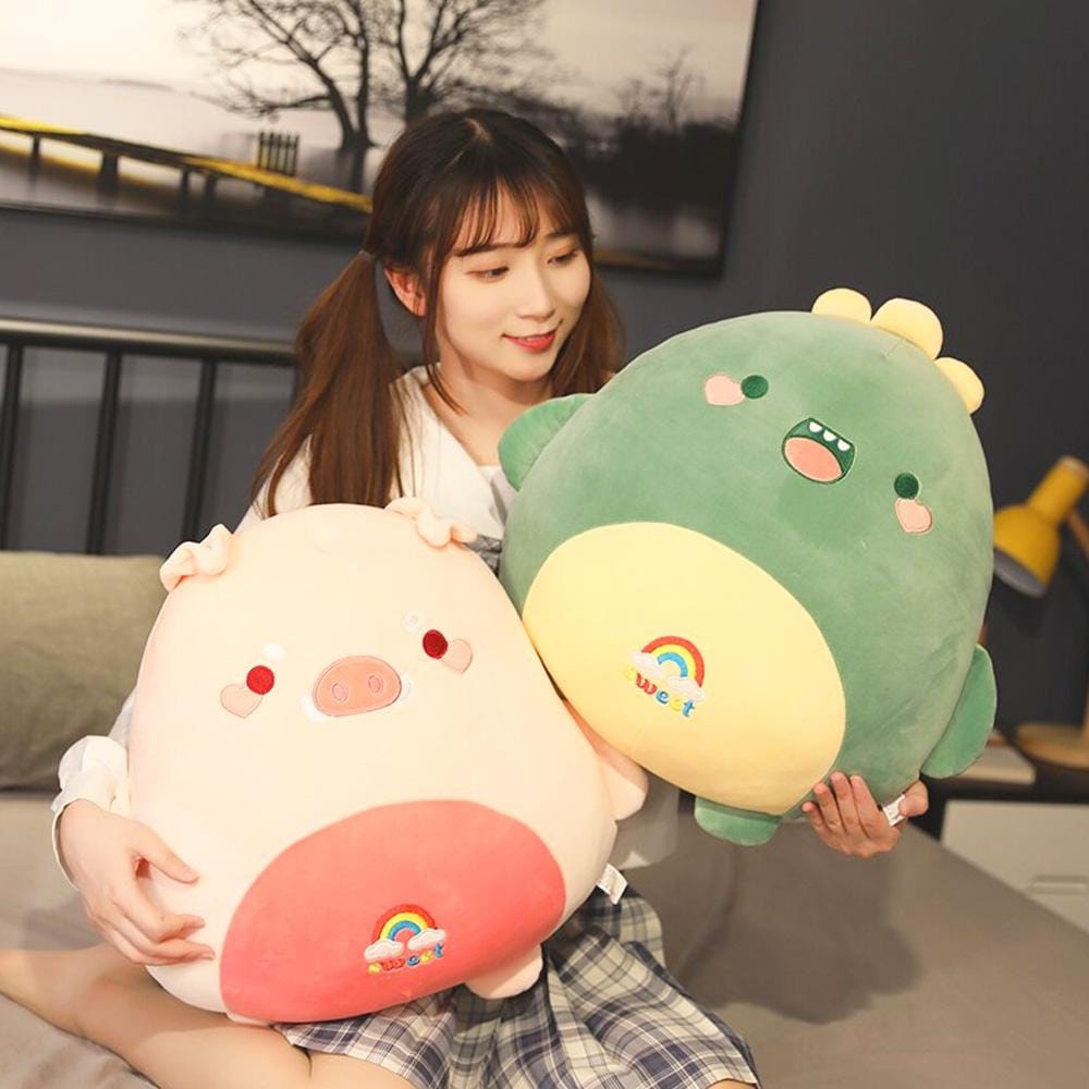 Bantal Korean Bear Piggy Tiger Pinguin Terbaru / Boneka Mewah size 30 cm Boneka Harga Termurah Lucu dan Imut