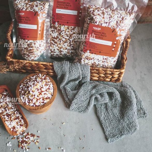 

♡ Shirataki Mix Organic Red & Brown Rice 1kg (Shirataki Beras Organik) ▼