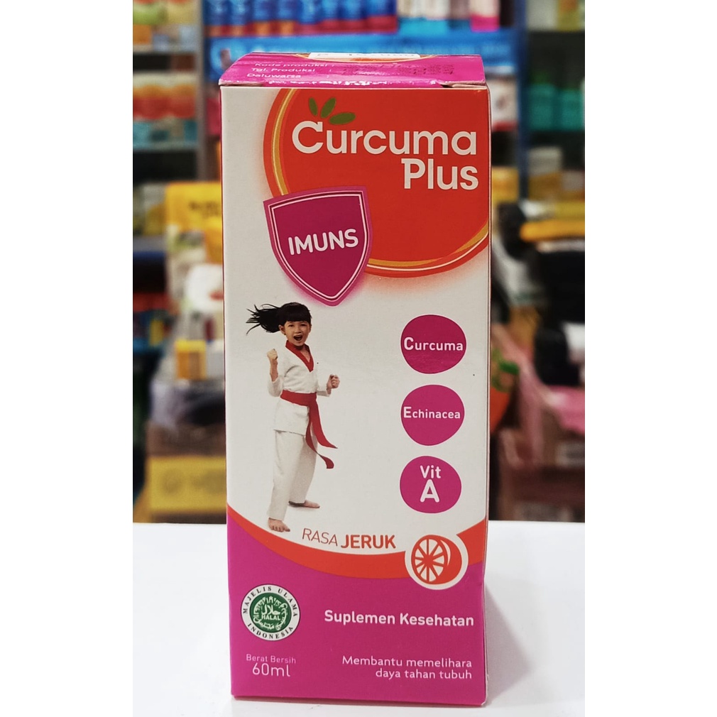 Curcuma Plus Imuns 60ml - Multivitamin Anak Rasa Jeruk