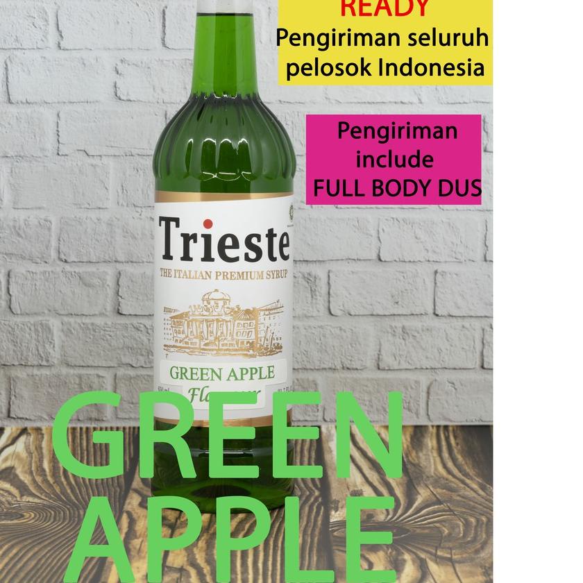

☎ TRIESTE SYRUP GREEN APPLE ❄