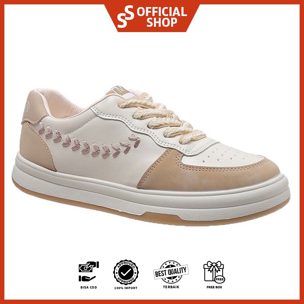 [ORIGINAL BER-HOLOGRAM] SNEAKYSHOES SEPATU WANITA CANVAS SNEAKERS KEKINIAN - LX05