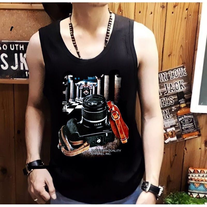 COD/AN -singlet size M|L,XL dalaman pria singlet distro singlet parel-