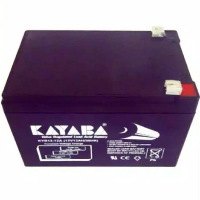 Aki Baterai Kering MF VRLA UPS Sepeda Listrik KAYABA 12V 12Ah GEL