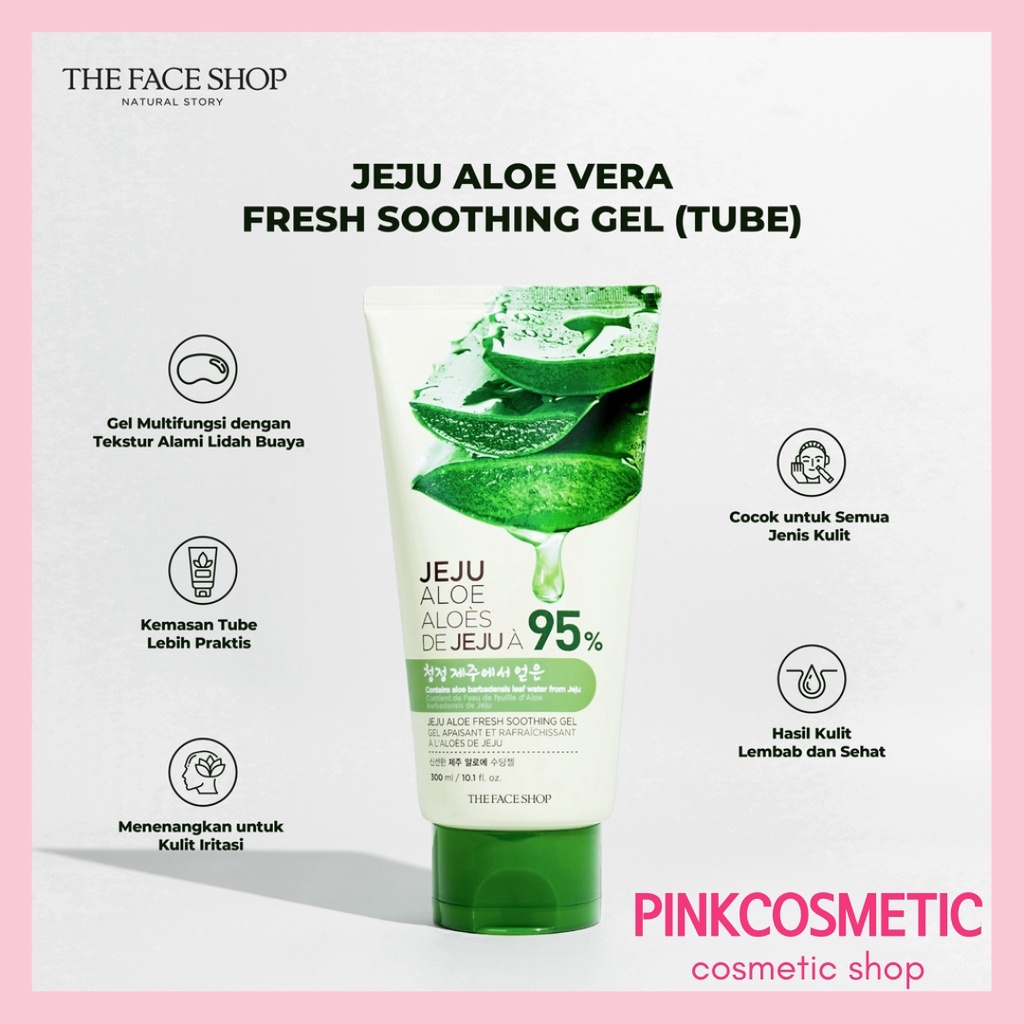 The Face Shop Jeju Aloe Fresh Soothing Gel Tube 300ml