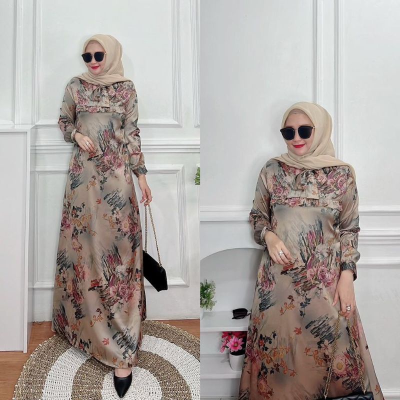 gamis Armany silk / Armany silk / ori Adisha / not zulfa / not nazwa / not zahra collection / hikmat