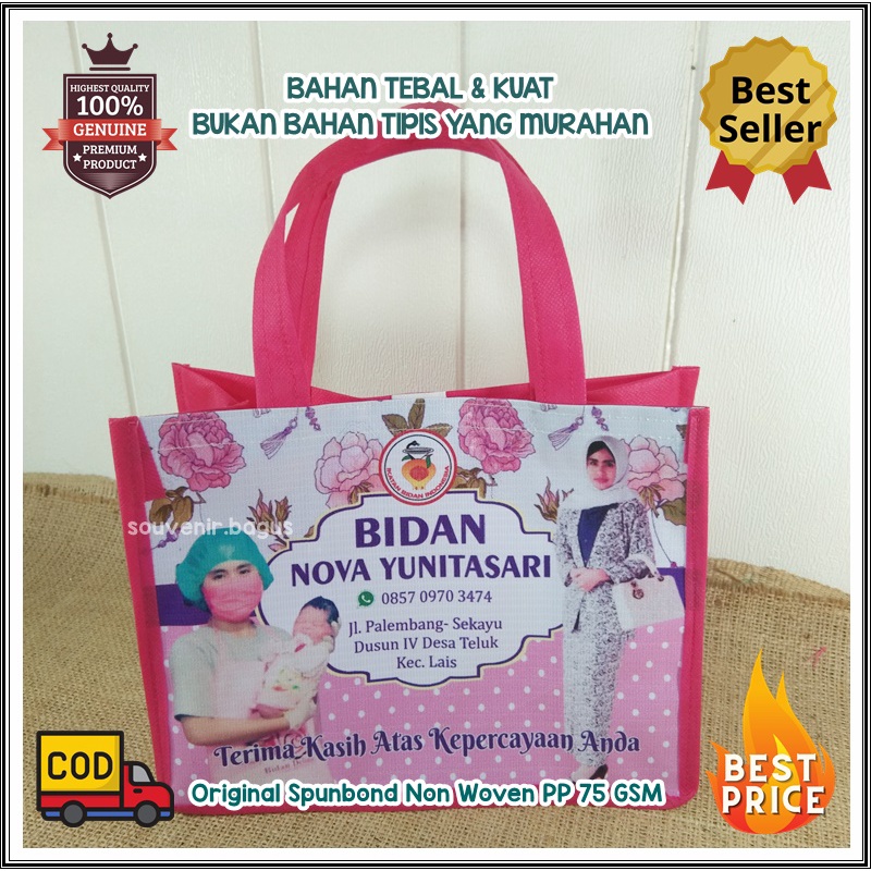 Tas Lebaran Parsel Idul Fitri Haji Umroh Goodie Bag Promosi Jumbo Muat Beras Zakat