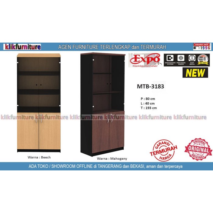 

Terlaris Mtb 3183 Expo Rak Buku Pintu Kaca