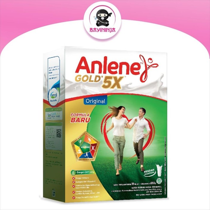 

[ COD ] ANLENE Gold Plus Original Susu Box 650 g