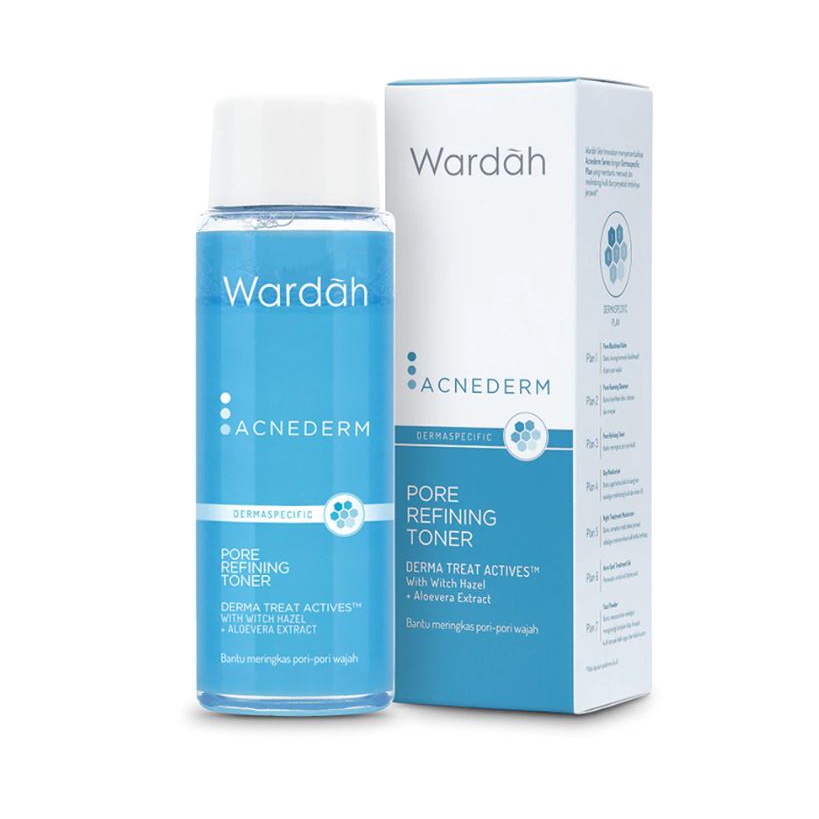 (READY &amp; ORI) Wardah Acnederm Pore Refining Toner Pembersih Wajah 100ml