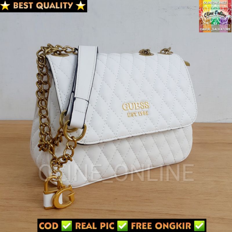 tas maila quilted women bag pink white black crossbody selempang tali panjang gb ciayumajakuningan cirebon indramayu majalengka tegal losari brebes READY STOCK COD INSTAN