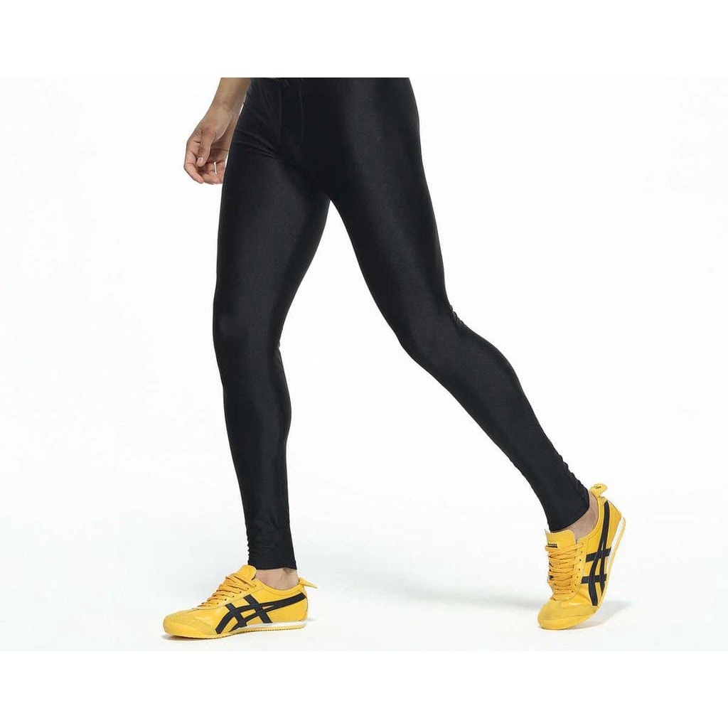 Celana Baselayer -  Manset Kaki Hitam - Celana Manset Olahraga Pria Wanita - celana legging pria - m