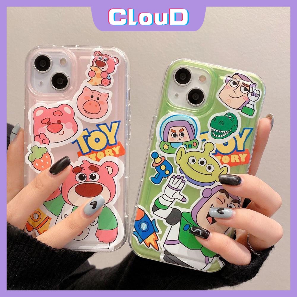 Case Cerita Mainan Kartun Realme C33 C25 C12 C25Y C35 C1 C2 C11 2020 C21Y C25s C15 Realme 5i 5s 6i 5c20 C20A C11 2021 C3 Lucu Manyo Buzz Lightyear Alien Shockproof Airbag Soft Cover