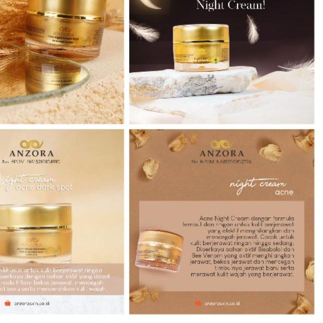 ⅍ Nightcream Ecer Anzora ✦