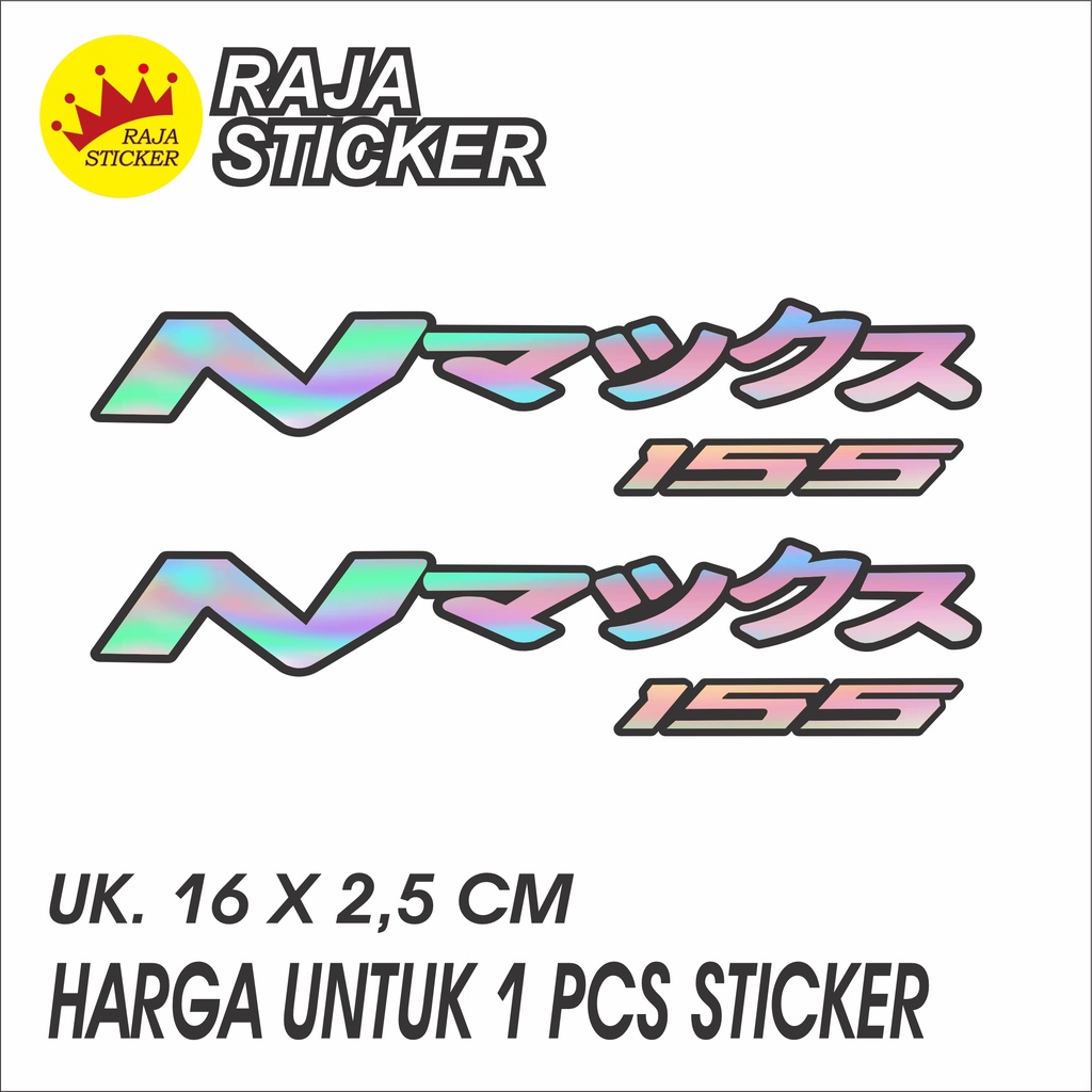 stiker cutting emblem nmax japan