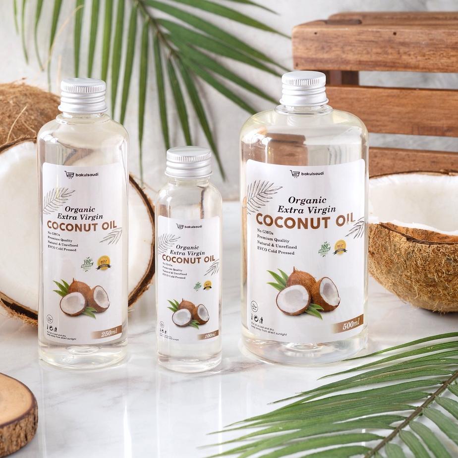 

♗ Extra Cold Pressed Premium Organic Pure E Ekstra Virgin Minyak Kelapa Murni Asli 100% Organik ○
