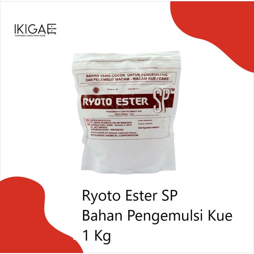 KOEPOE KOEPOE / RYOTO SP / ZEELANDIA QUICK 75 / BAHAN BAKING / PENGEMBANG KUE / PENGEMULSI 1 KG