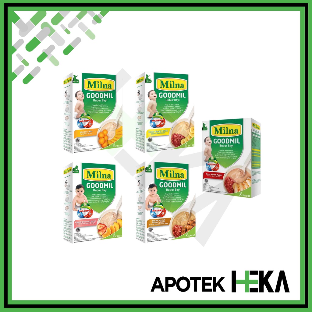 Milna Goodmil Bubur Bayi Tinggi Protein 6+/8+ - Pendamping ASI (SEMARANG)