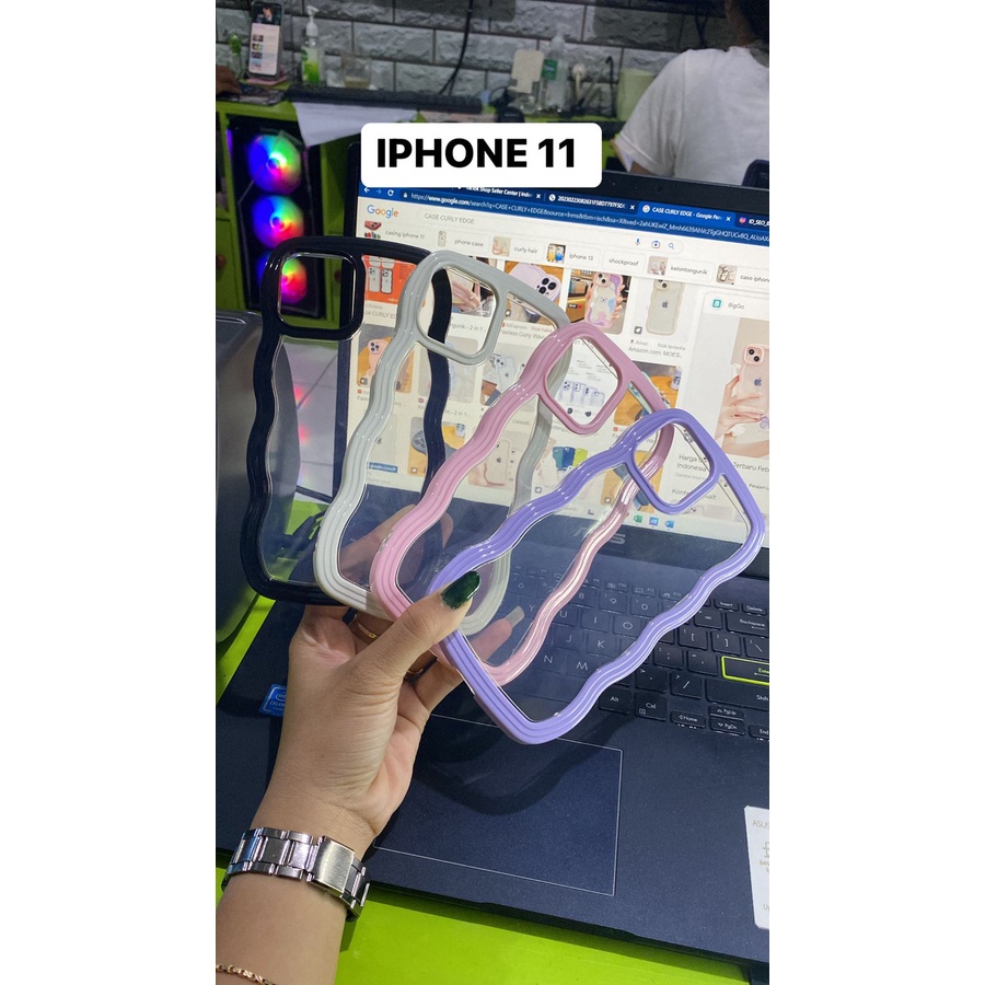 CASE  CURLY EDGE ( IPHONE 11 ) CASE TERBARU 2023 - CENTRAL GROSIR PGC