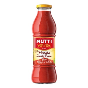 

Mutti Passata Tomato Pure ~ Mutti Saus Tomat 700 Gr [ ITALIA]