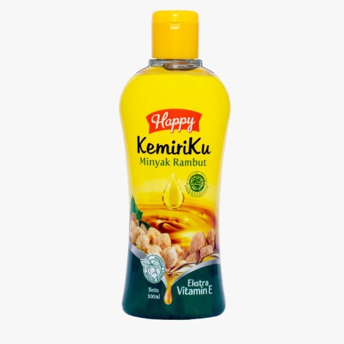 HAPPY KEMIRIKU MINYAK RAMBUT VIT E 100gr