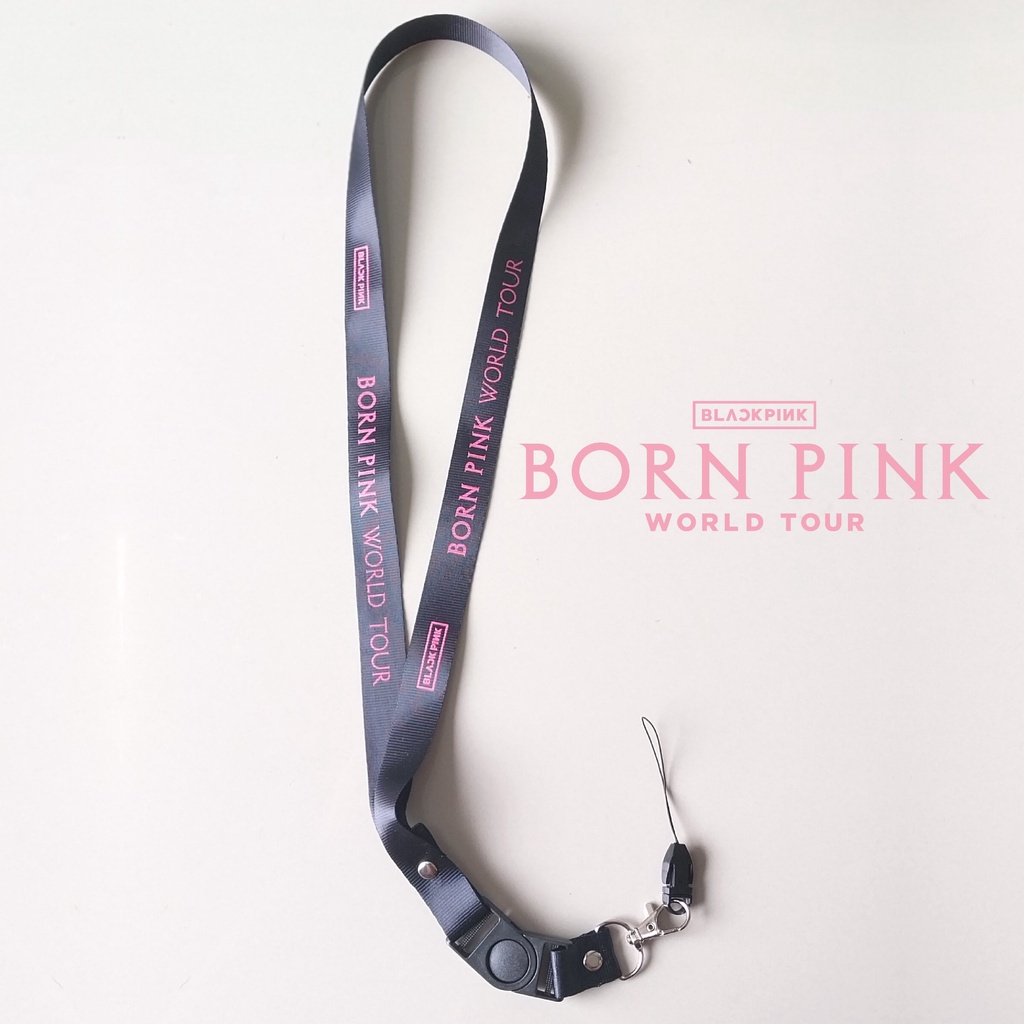 LANYARD BLACKPINK BORN PINK WORLD TOUR GANTUNGAN ID CARD STRAP HP