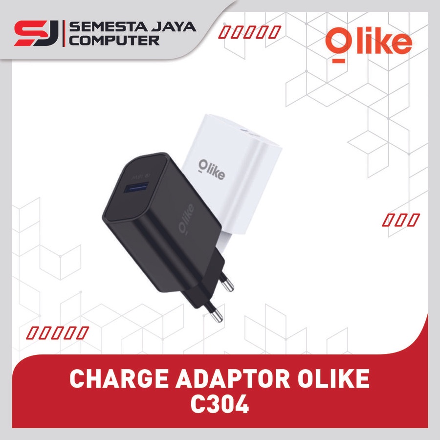 Olike C304 Kepala Charger Quick Charge Original USB Port Adapter