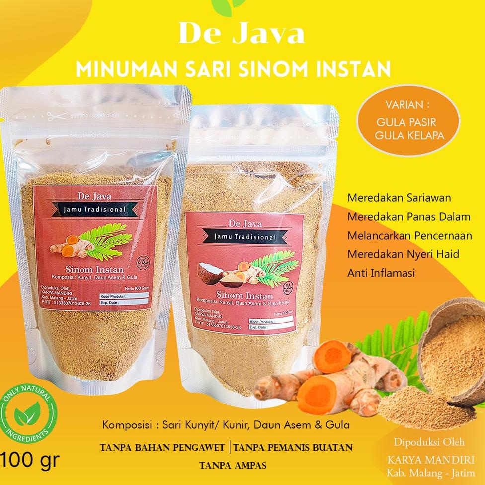 

J85 Sinom Instan Dejava Sinom Bubuk Minuman Jamu Tradisional Sari Sinom Tanpa Ampas Gula Putih Gula Kelapa Coconut Sugar 100 gram HARGA MURAH ↟
