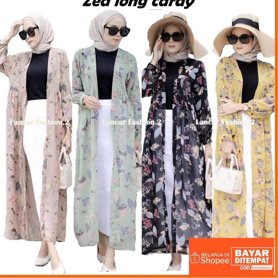 SERBA MURAH W90 zea long cardy // long outer ceruti premium ld -+120cm pjg -+134cm // outer wanita /