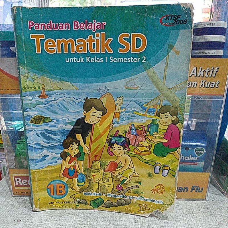 buku erlangga paduan belajar tematik sd kelas 1
