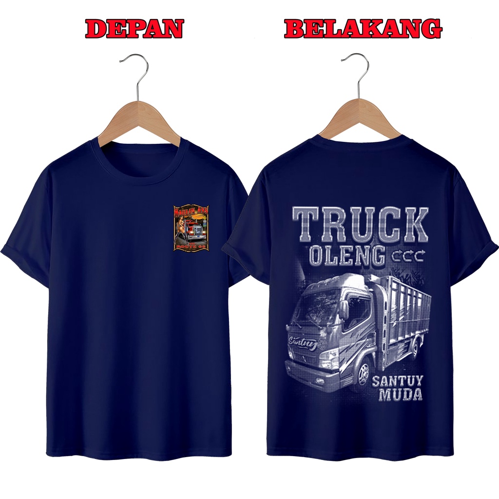 KAOS DISTRO UNISEX PRIA DAN WANITA TERBARU, KAOS JUMBO TRUCK OLENG