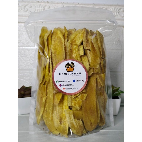 

Kripik pisang original Asin gurih