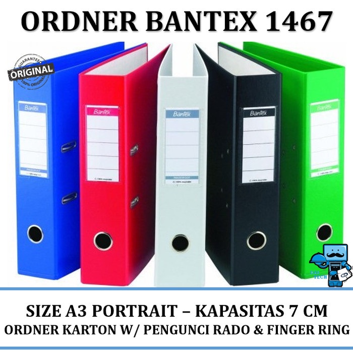 

Ordner Bantex 1467 (Original) - Ukuran A3 Portrait