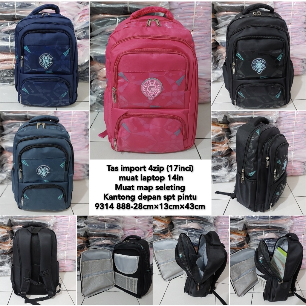 Tas ransel anak remaja sd anak perempuan bahan dasar premium