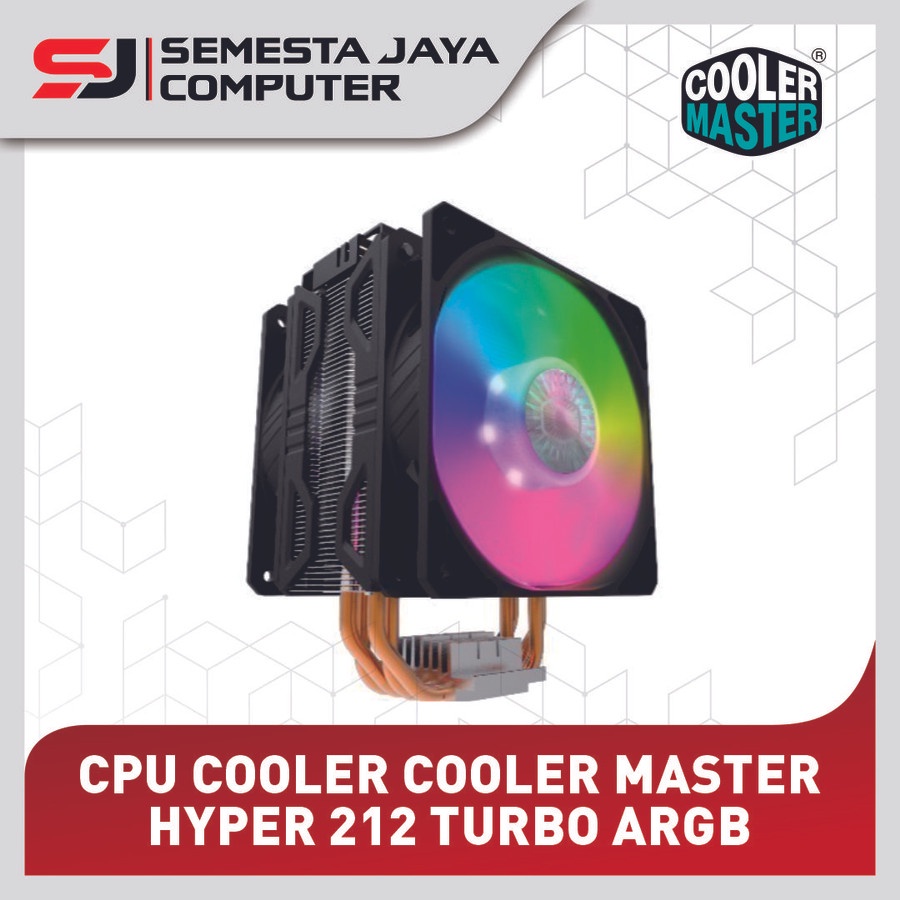 COOLER MASTER HYPER 212 LED TURBO ARGB - CPU COOLER