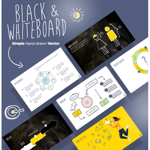 

NS Doodle Blackboard Whiteboard PowerPoint Prensentation Slides